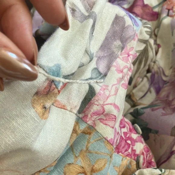 Long sleeves floral dress - Picture 8 of 12